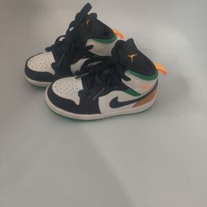 Kids Black and White Sneakers